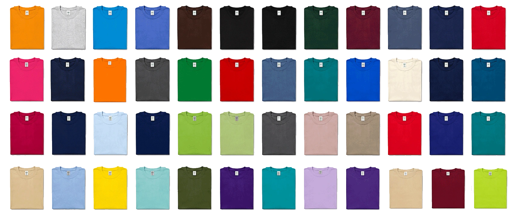 T-Shirt Farbauswahl für Textildruck in Bonn